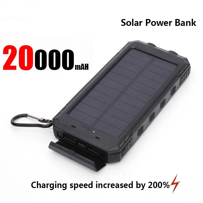 Portable Fast Charging Solar Power Bank