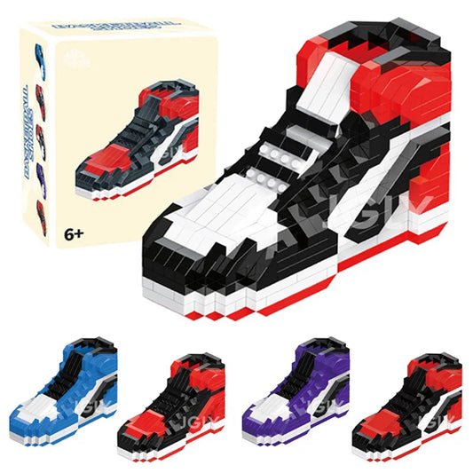 DIY Basketball Sneaker Shoes Building Blocks 518 Pcs