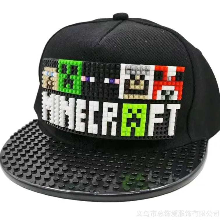 Minecraft Pixel Style Snapback Baseball Cap