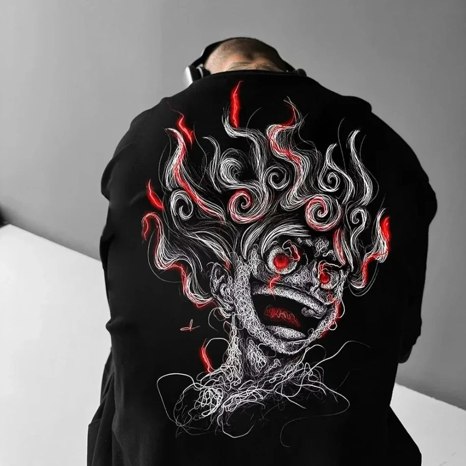 One Piece Anime Graphic Cotton T-Shirt