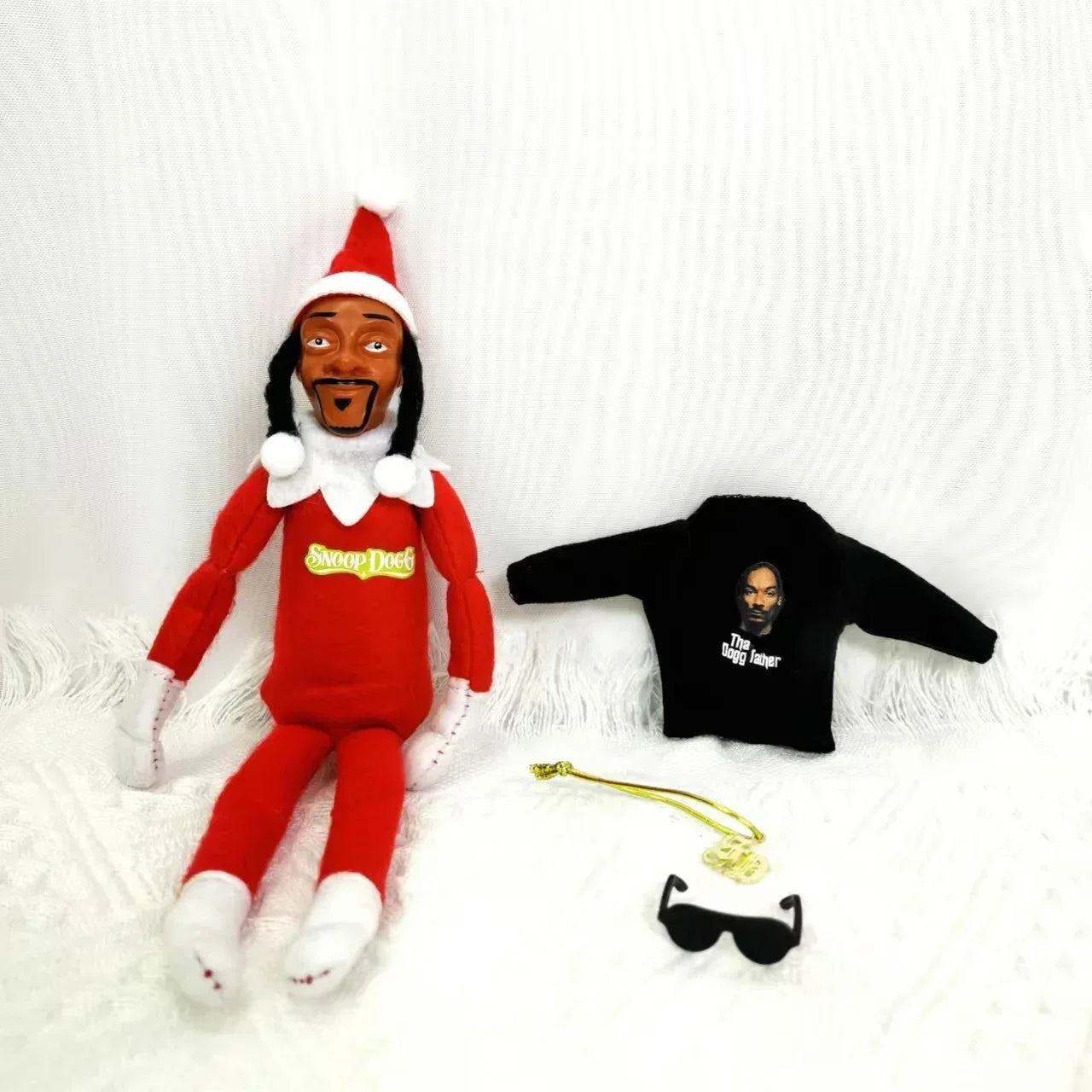 Snoop Dogg On The Stoop Christmas Elf Doll Gift