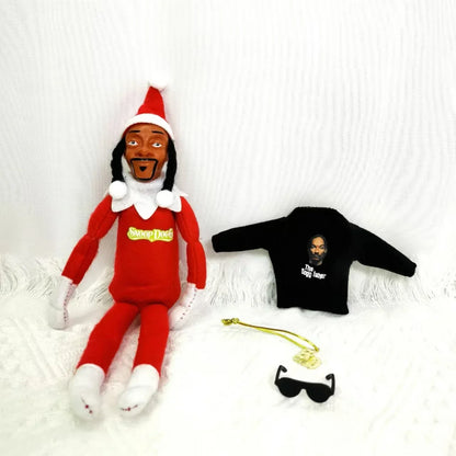 Snoop Dogg On The Stoop Christmas Elf Doll Gift