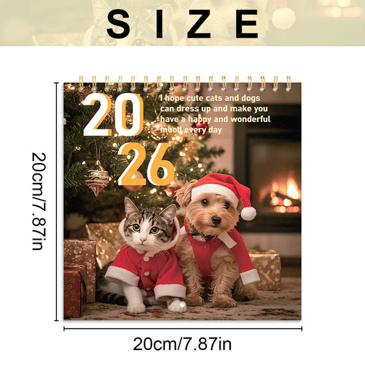 Delightful Puppies & Cats 2026 Calendar