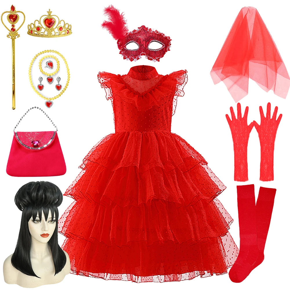 Beetlejuice Lydia Deetz Halloween Costume For Kids