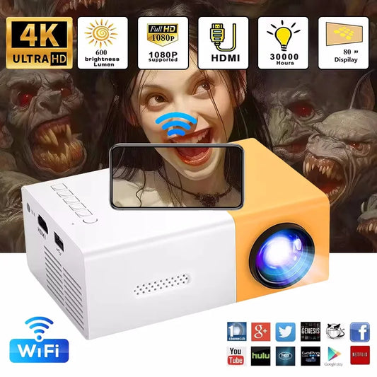 Mini 4K 1080P HD Portable LED Projector