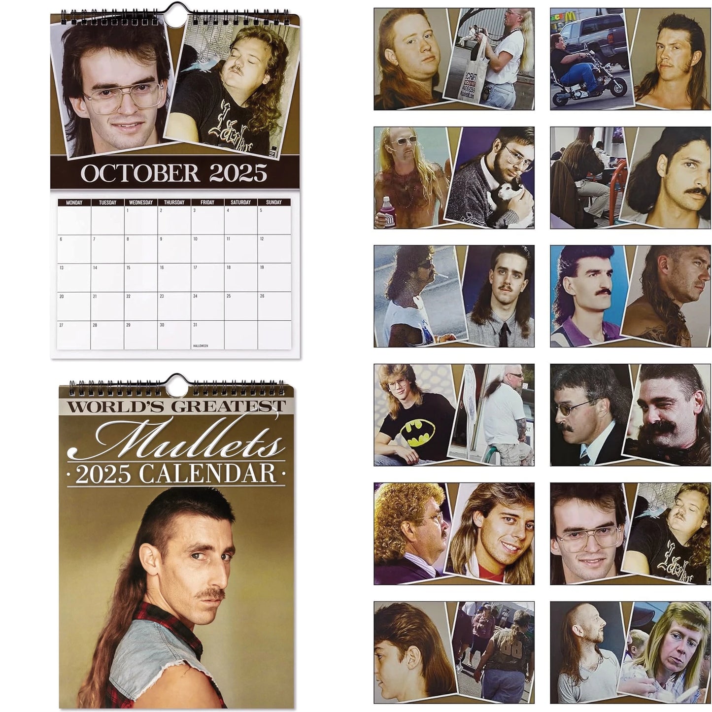World's Greatest Mullets 2025 Calendar