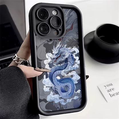 Vibrant Dragon iPhone Case For 11, 12, 13, 14, 15, 16 Models