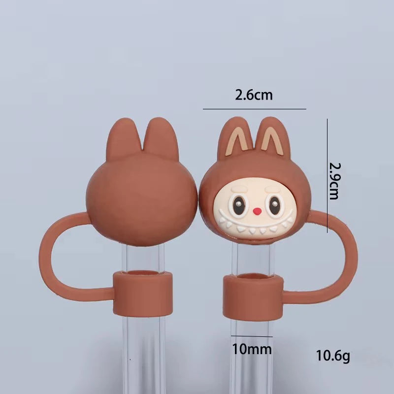 Kawaii Little Monsters Straw Cover Plug For Tumblers