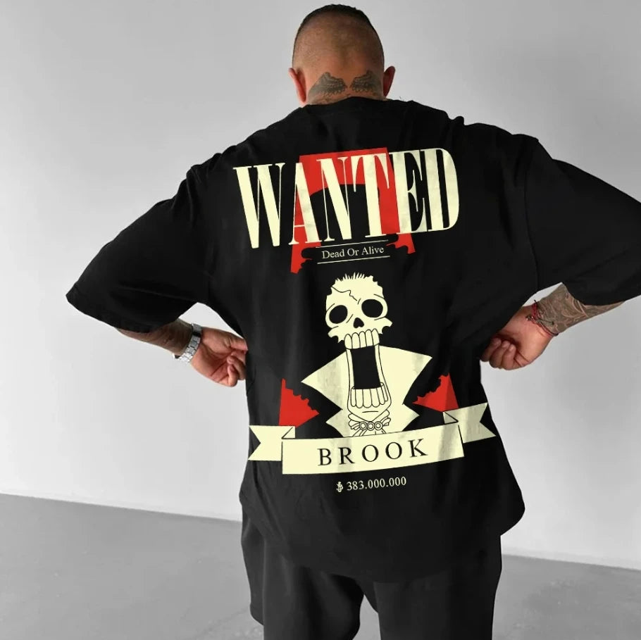 One Piece Anime Graphic Cotton T-Shirt