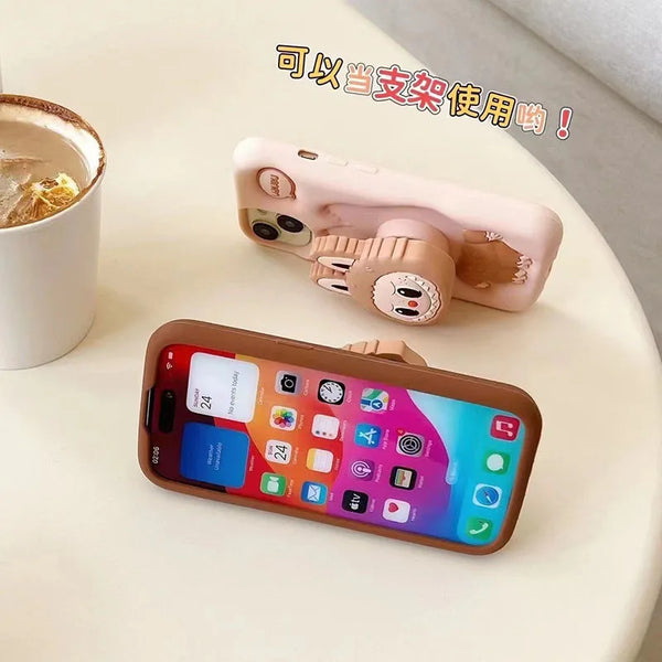 Super Cute Labubu iPhone Case For 13, 14, 15, 16, Pro, Pro Max