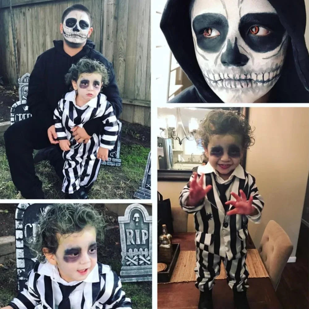 Beetlejuice Halloween Costume Set For Kids