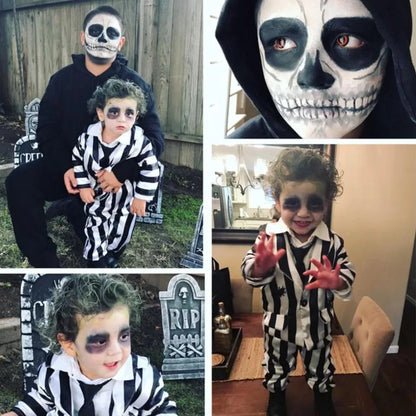 Beetlejuice Halloween Costume Set For Kids