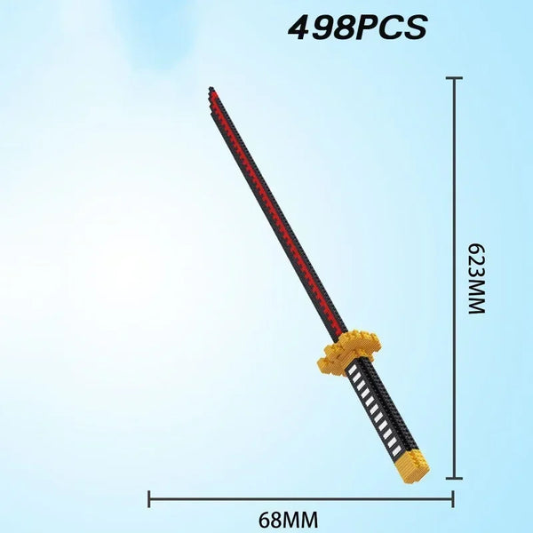Samurai Sword Katana Building Blocks Toy