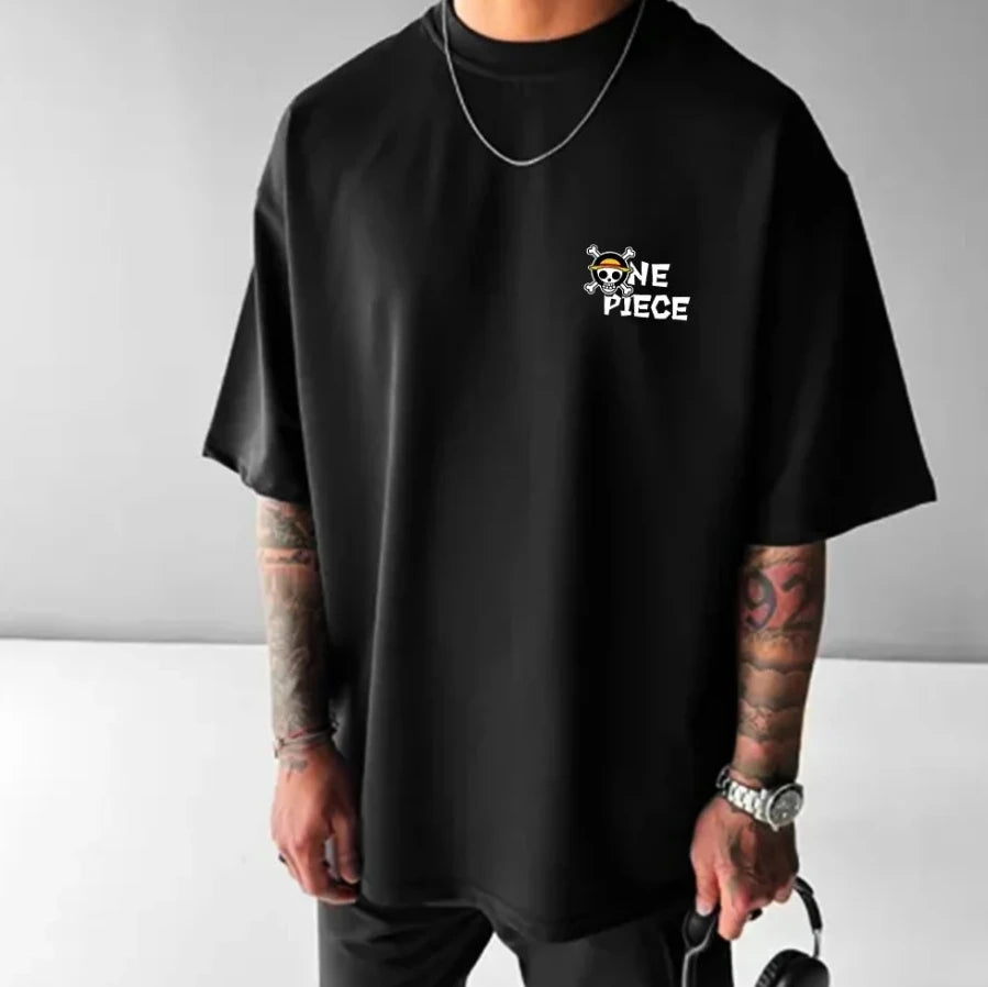 One Piece Anime Graphic Cotton T-Shirt