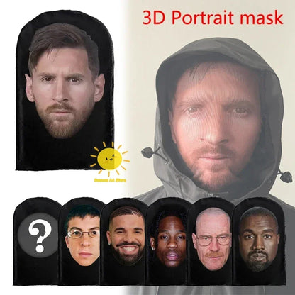 Celebrities Full Face 3D Portrait Halloween Masks