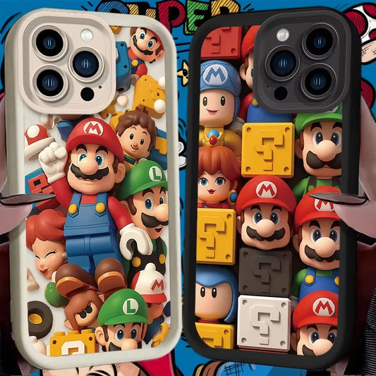 Super Mario Bros Shockproof Phone Case For iPhone 14, 15, 16