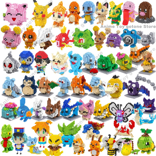Mini Pokemon Building Blocks Toys