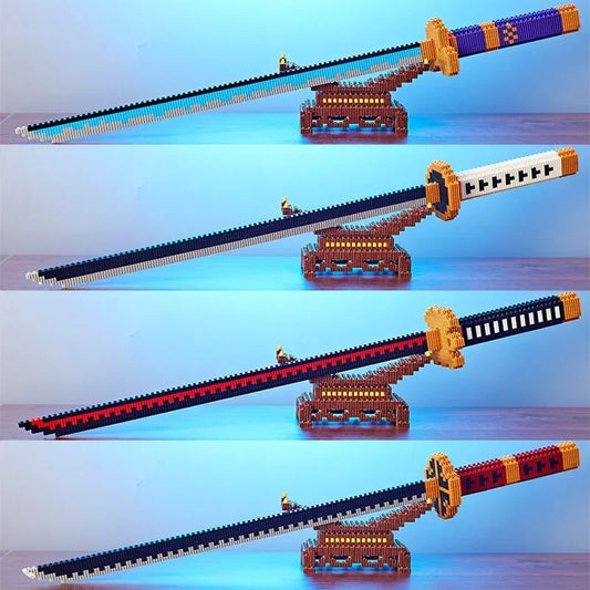 Samurai Sword Katana Building Blocks Toy