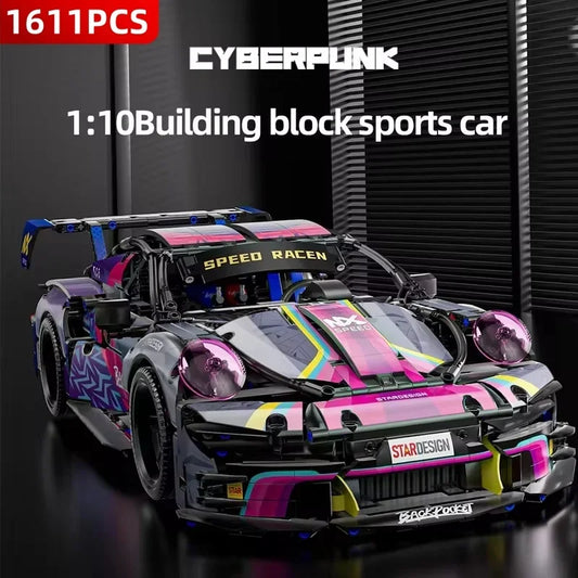 1611 Pcs Building Blocks Toy Model - 911 GT2 RS