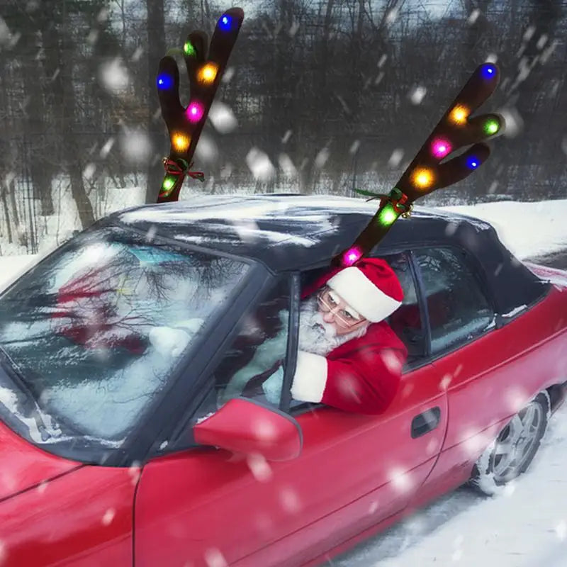 Christmas LED Glowing Car Reindeer Antlers