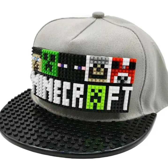 Minecraft Pixel Style Snapback Baseball Cap