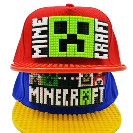 Minecraft Pixel Style Snapback Baseball Cap