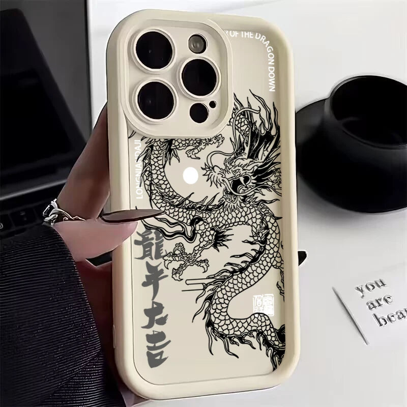 Vibrant Dragon iPhone Case For 11, 12, 13, 14, 15, 16 Models