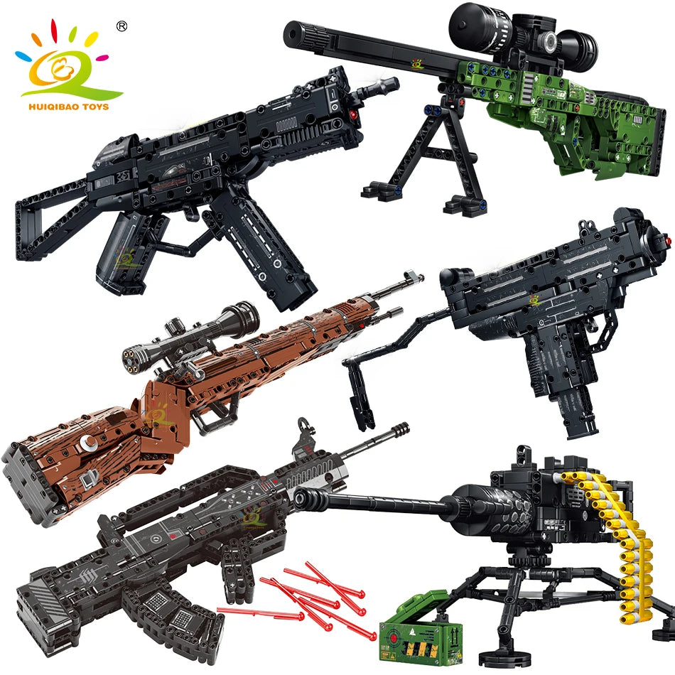 DIY Building Block Guns Firearms