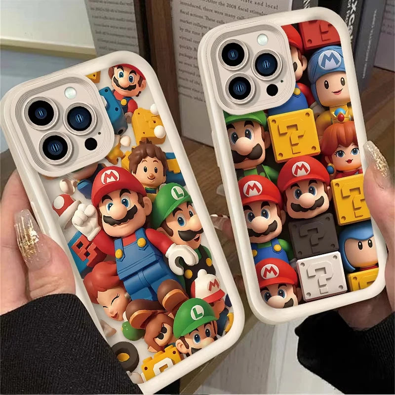 Super Mario Bros Shockproof Phone Case For iPhone 14, 15, 16