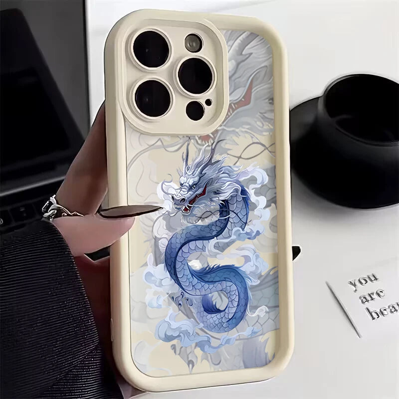 Vibrant Dragon iPhone Case For 11, 12, 13, 14, 15, 16 Models