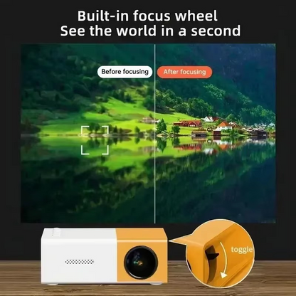 Mini 4K 1080P HD Portable LED Projector