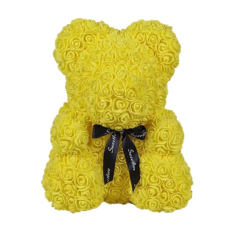 Eternal Rose Teddy Bear Gift (40cm)