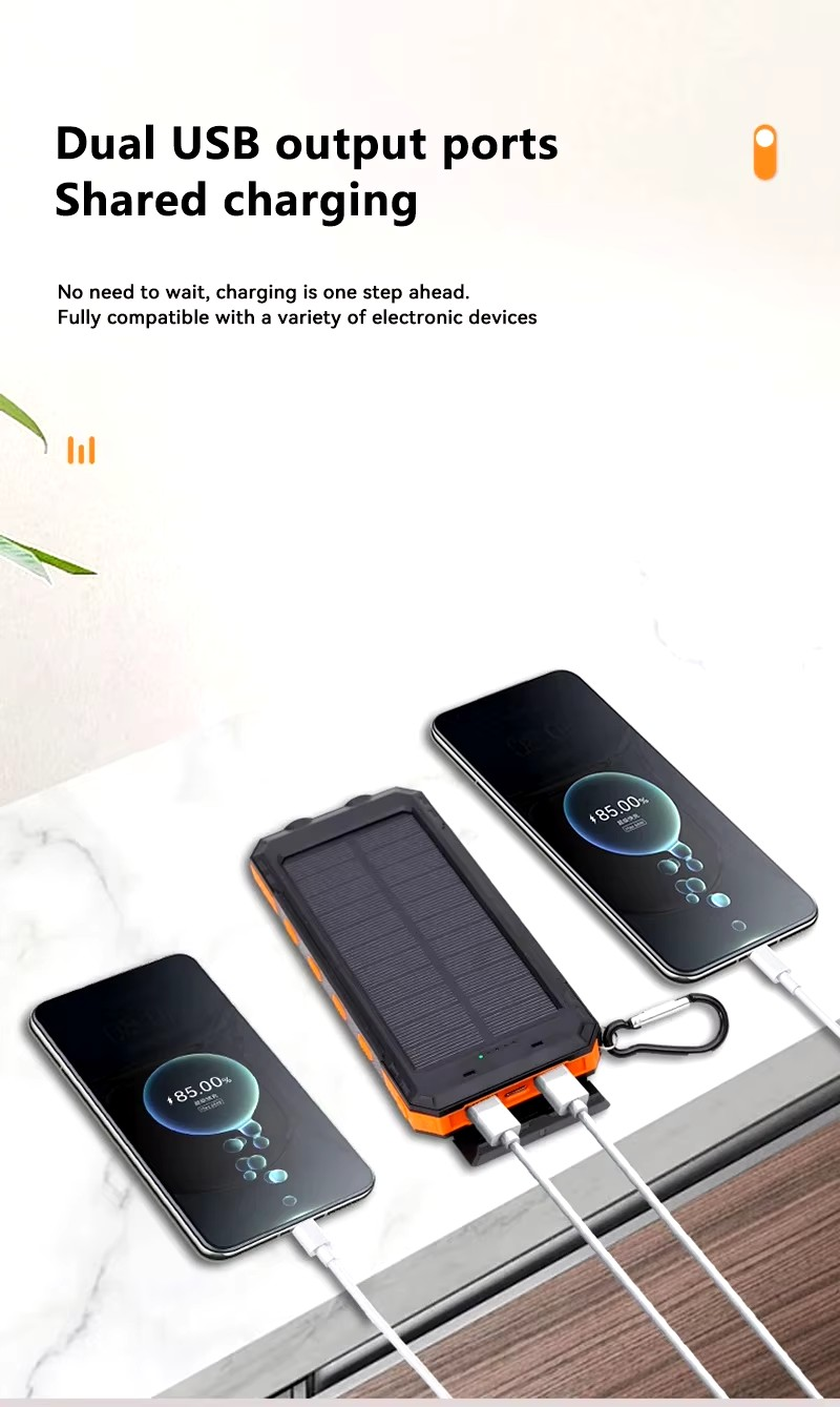 Portable Fast Charging Solar Power Bank