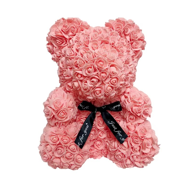 Eternal Rose Teddy Bear Gift (40cm)