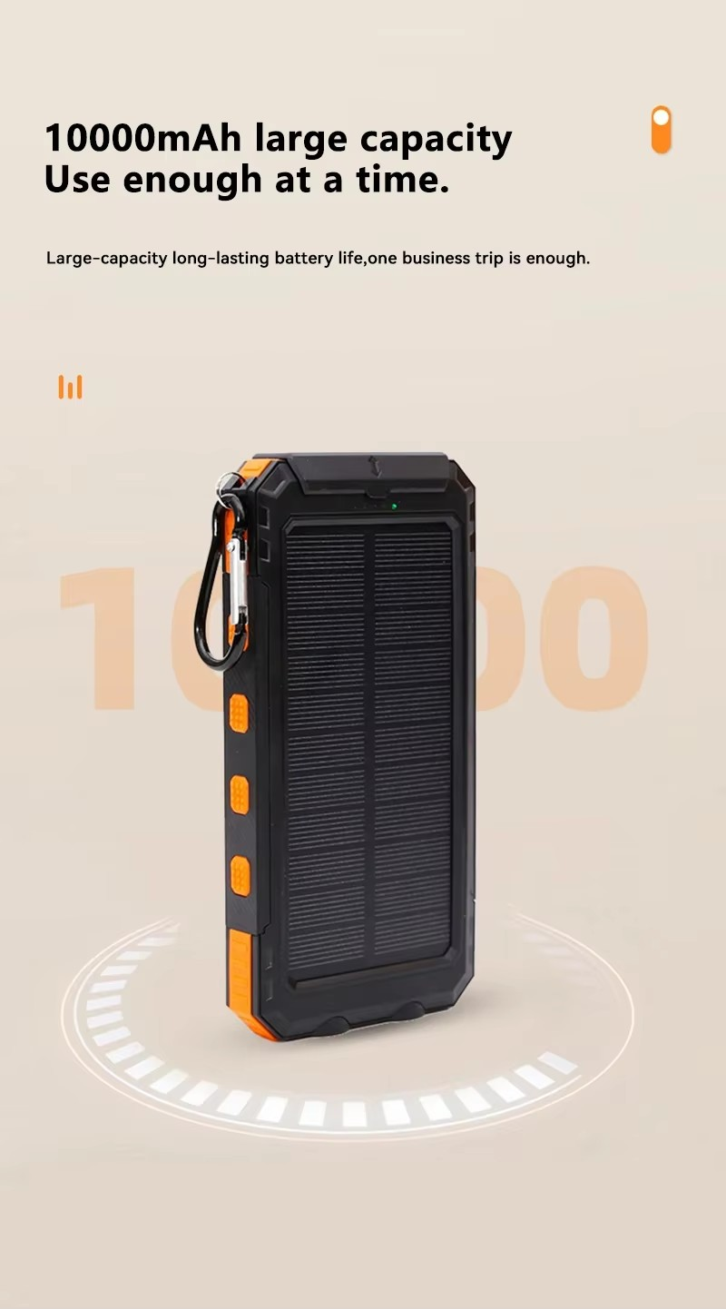 Portable Fast Charging Solar Power Bank