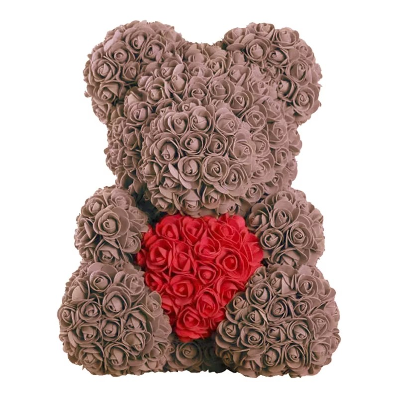 Eternal Rose Teddy Bear Gift (40cm)