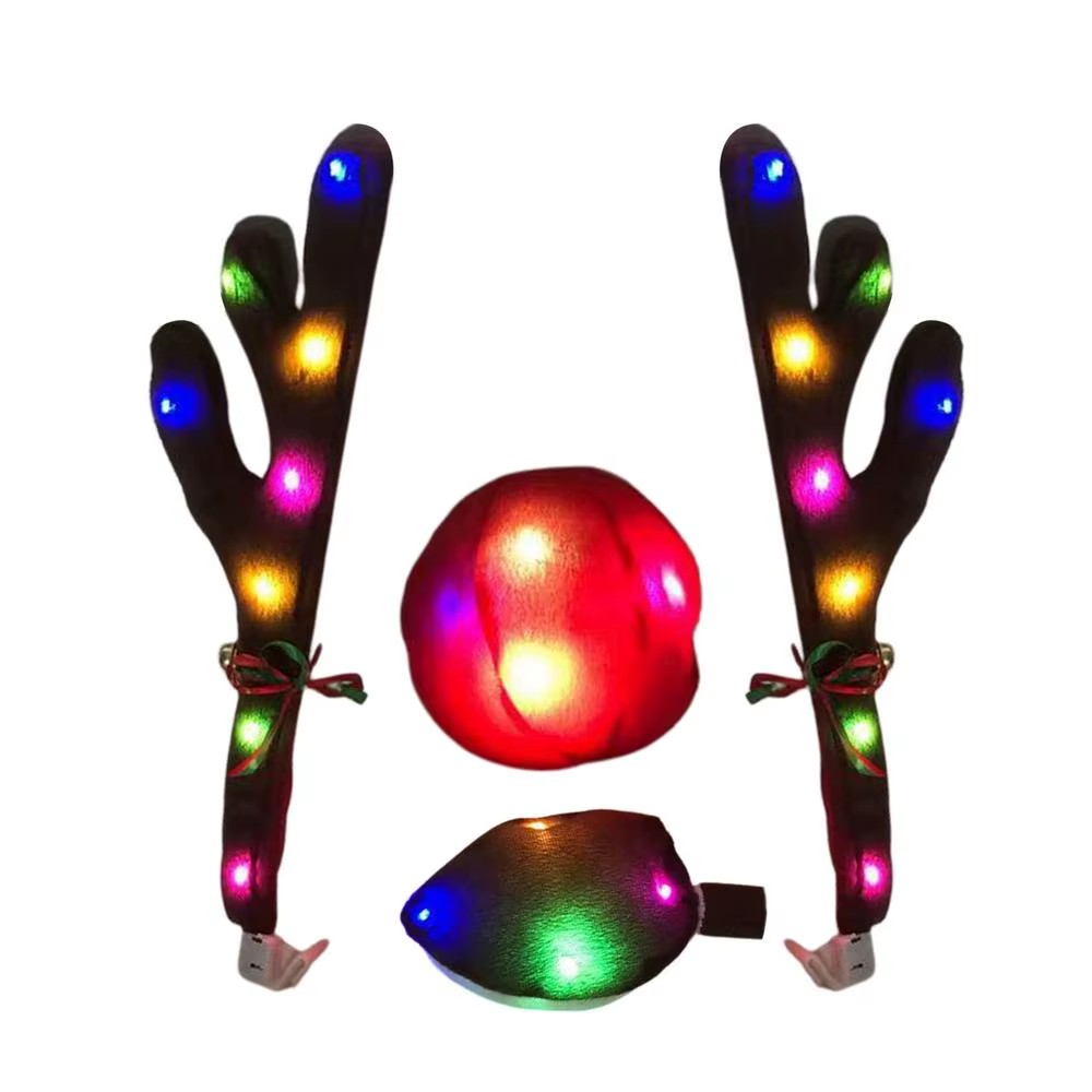 Christmas LED Glowing Car Reindeer Antlers