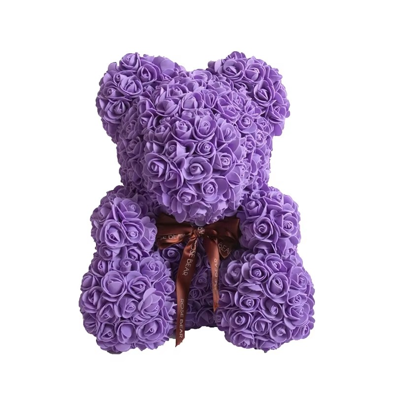 Eternal Rose Teddy Bear Gift (40cm)