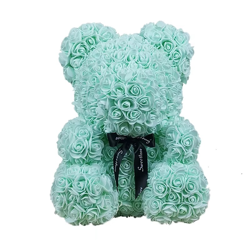 Eternal Rose Teddy Bear Gift (40cm)