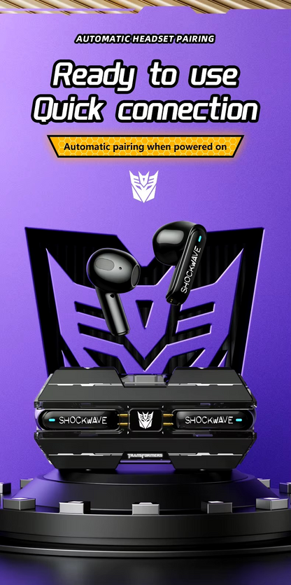 Transformers Bluetooth Wireless Earbud Headphones